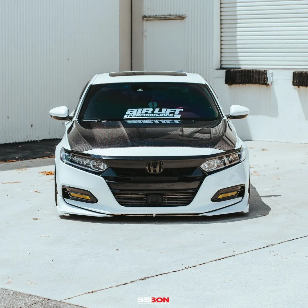 SEIBON Carbon Fiber Hood Honda Accord (2018-2022) OEM Style or TS Vented