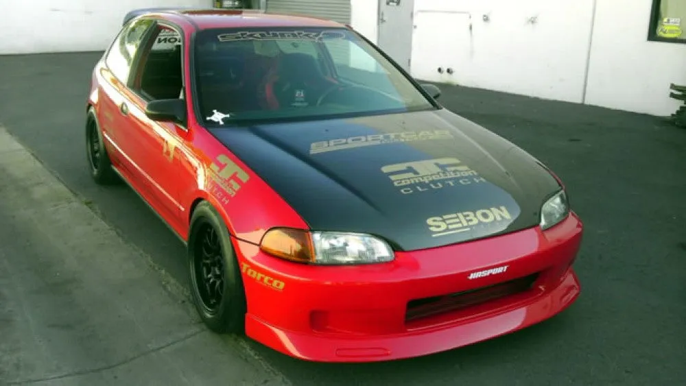 SEIBON Carbon Fiber Hood Honda Civic EG Coupe (1992-1995) OEM or TS Style