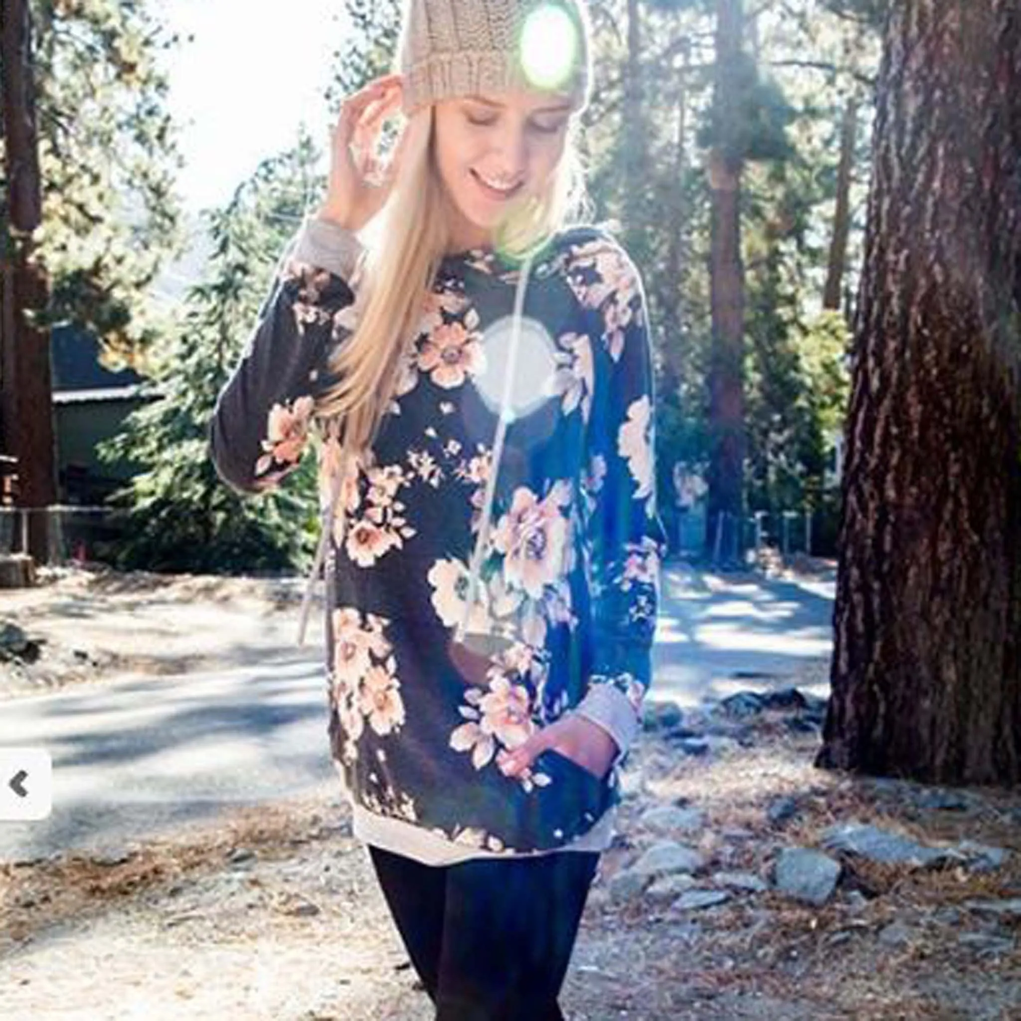 Ski Rose Hoodie