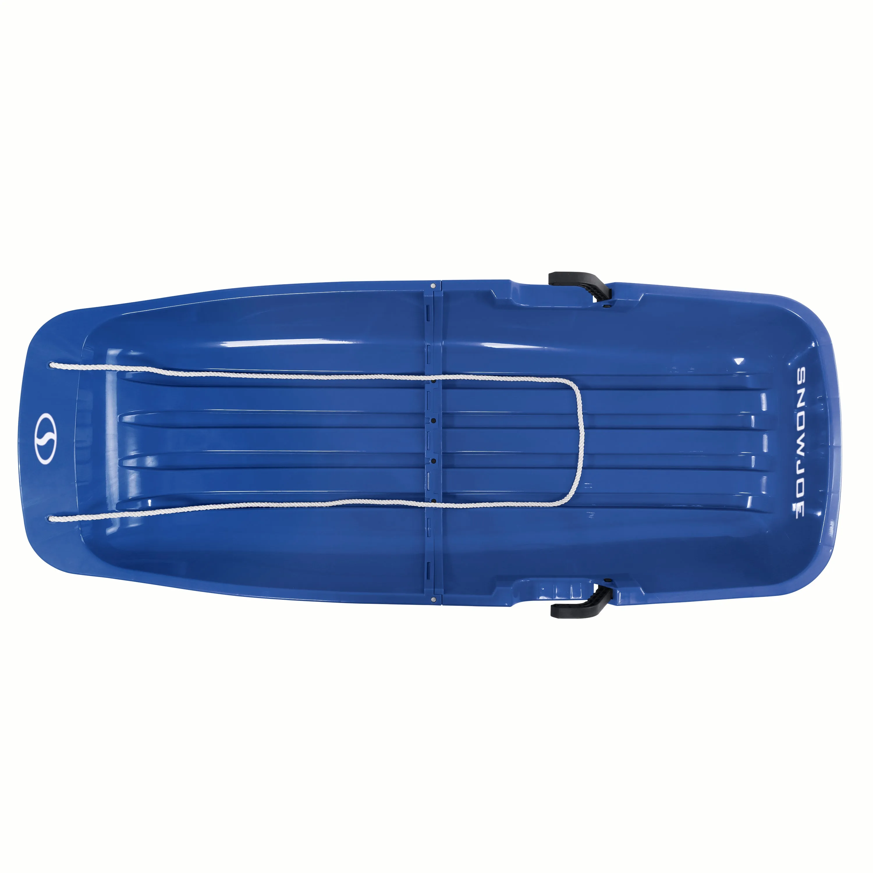 Snow Joe SJ-SLD48-SJB Snow Sled for Kids 4 & Up | Fits 2 Riders | 48-inch (Blue)