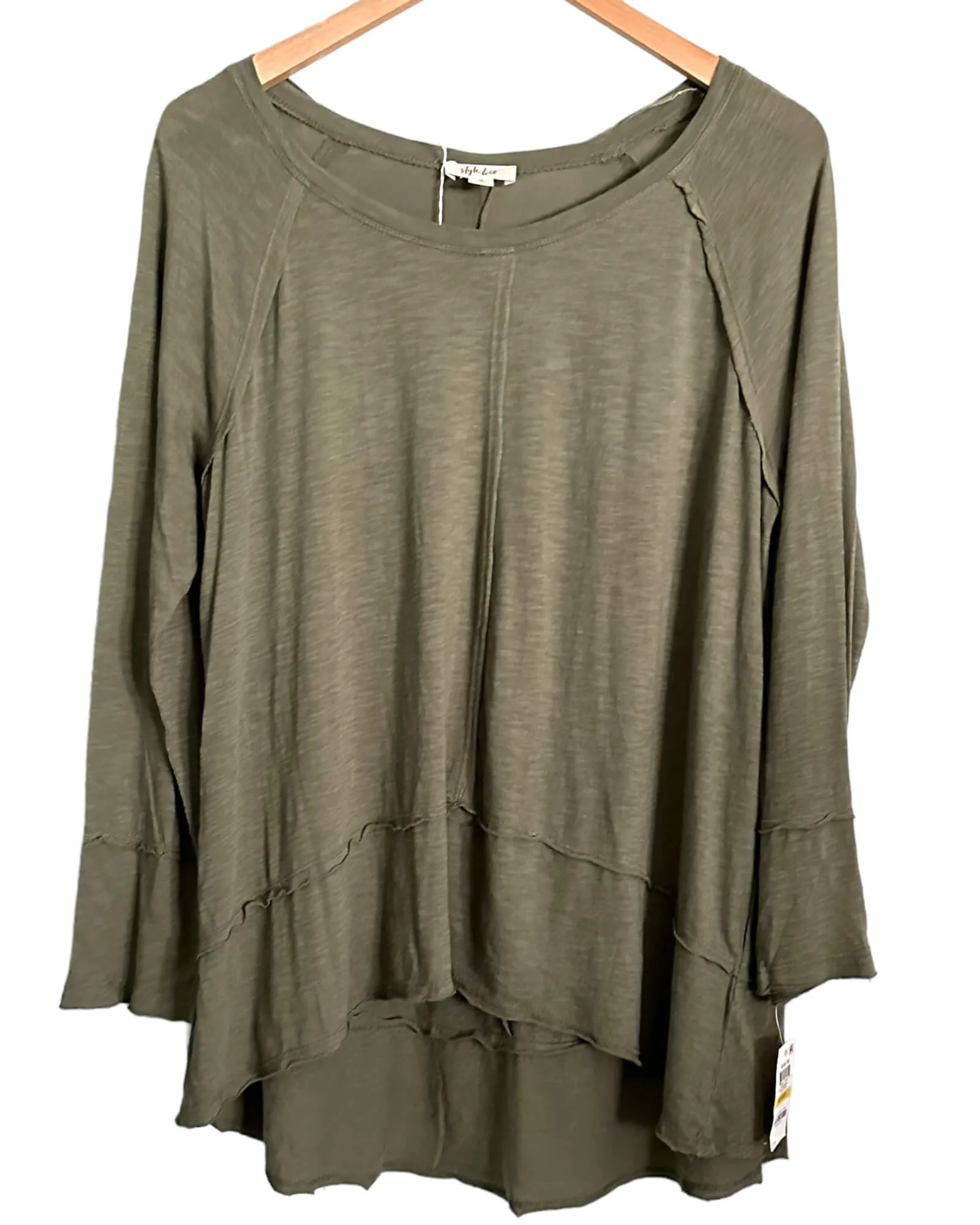 Soft Autumn Olive Sprig Swing Tee