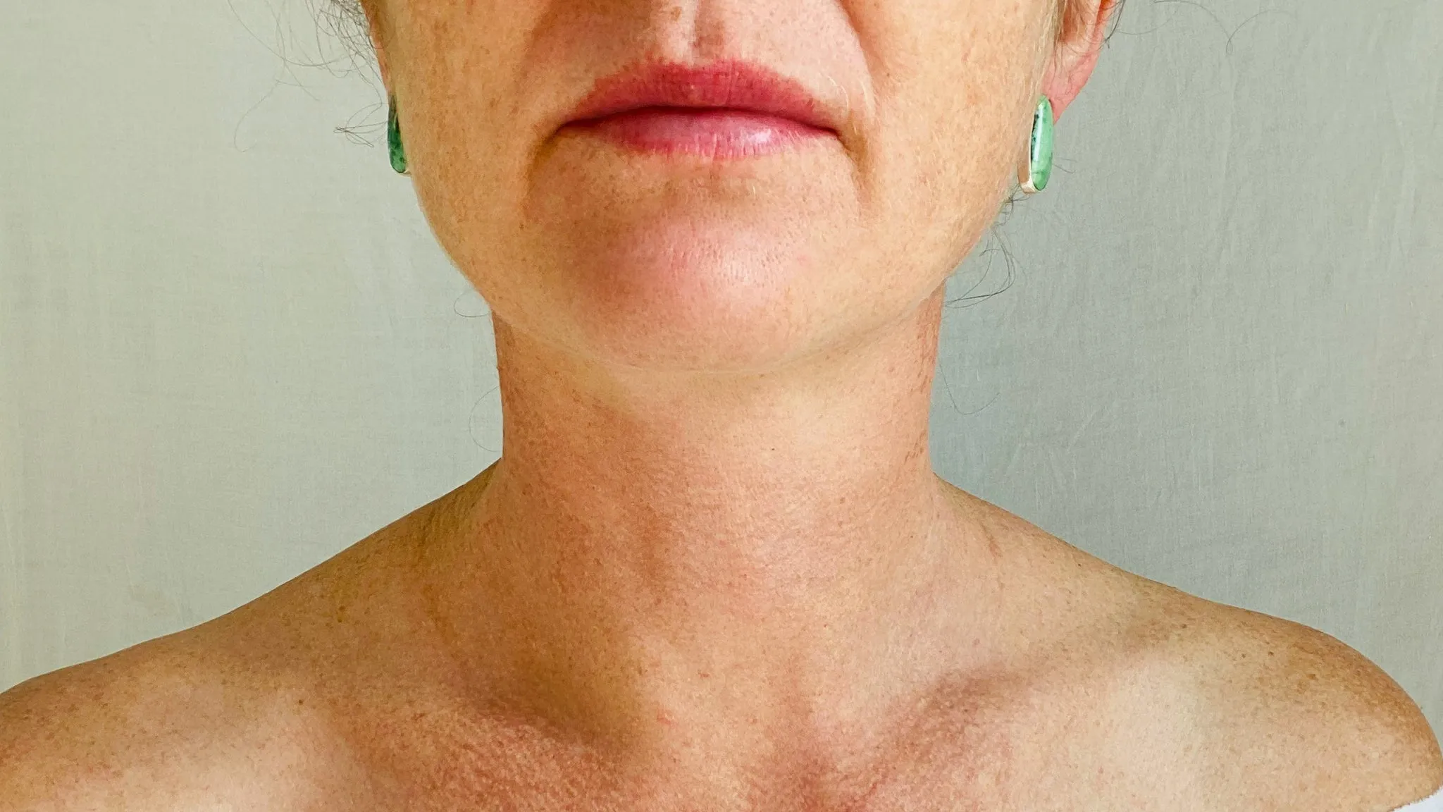 Turquoise Post Earrings. Sterling Silver. 0359