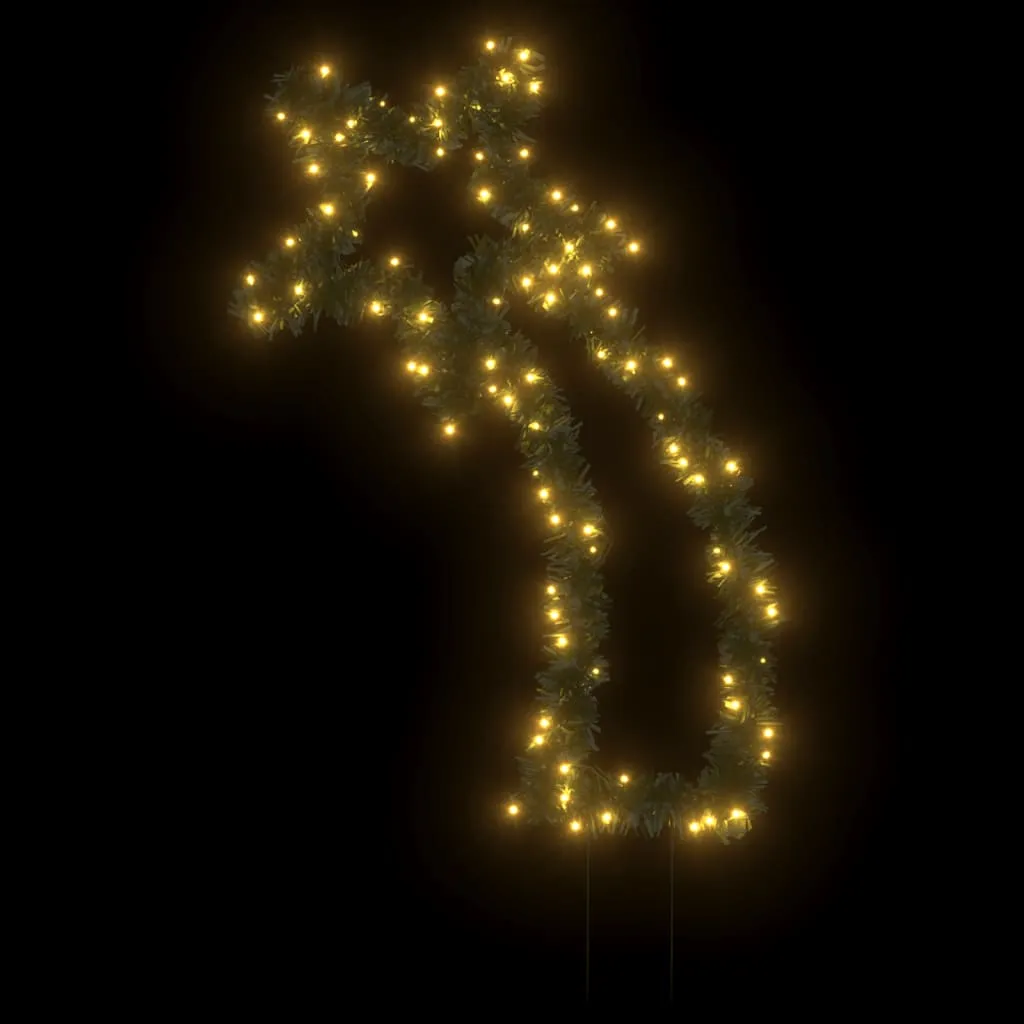 vidaXL Christmas Light Decoration with Spikes Meteor 115 LEDs 89 cm