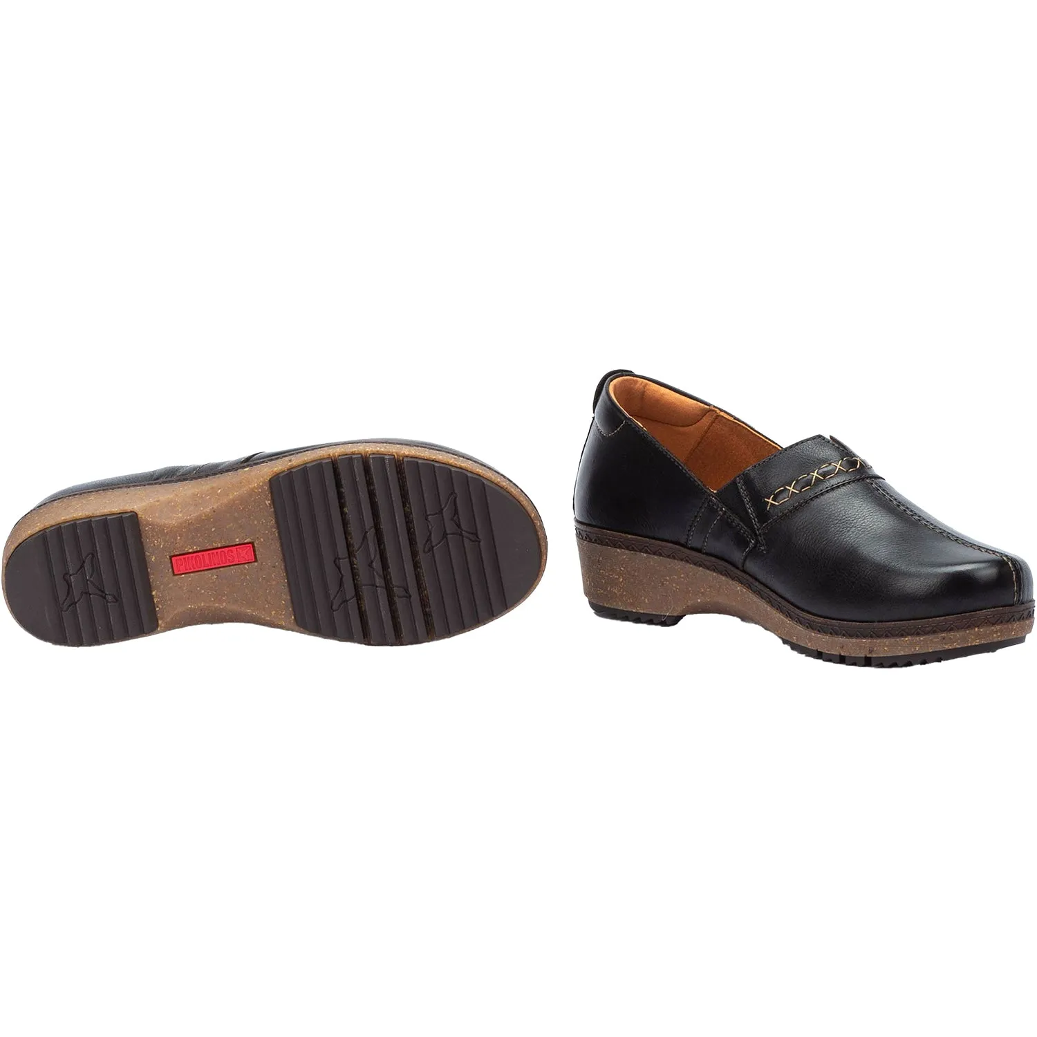 Women's Pikolinos Granada W0W-3627 Black Leather