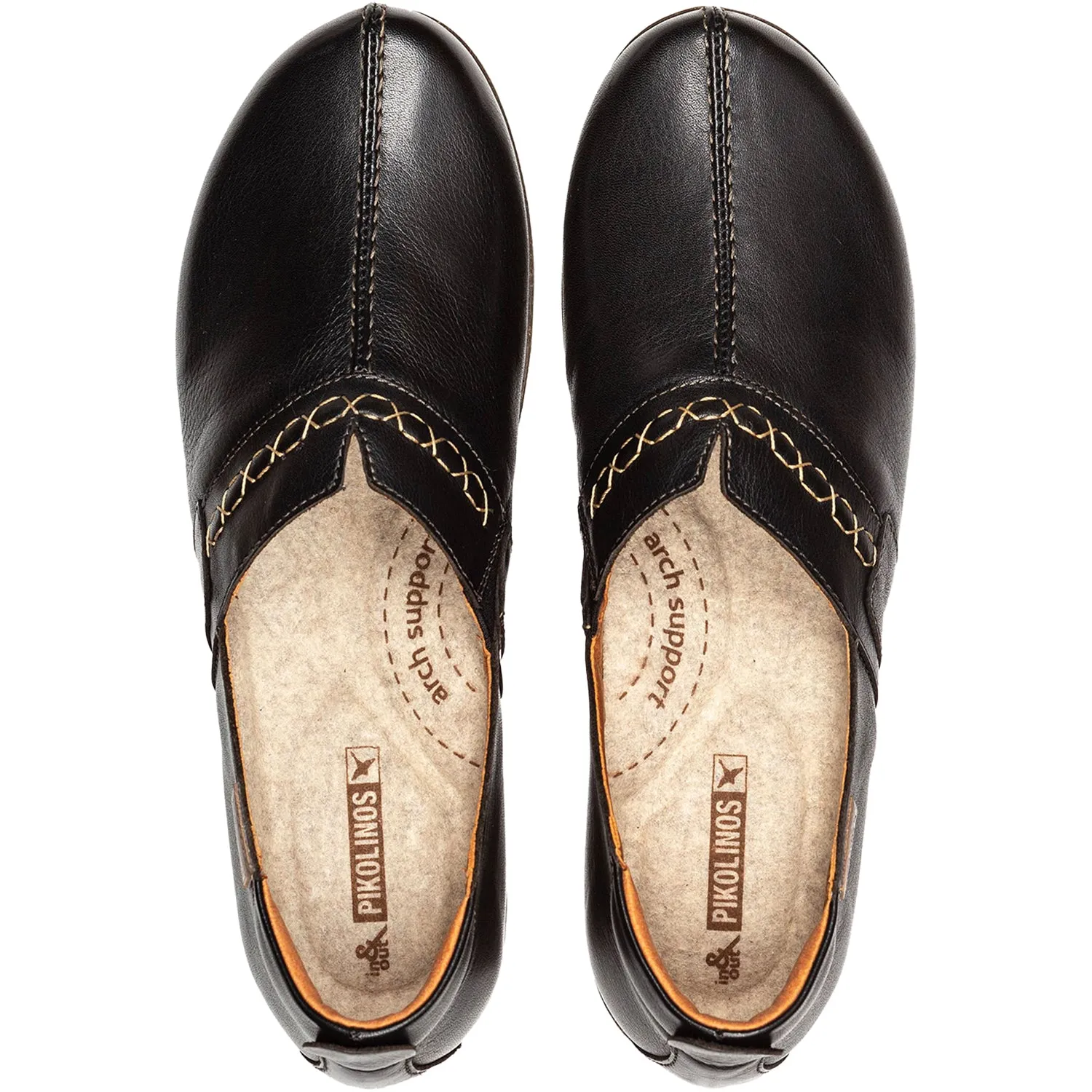 Women's Pikolinos Granada W0W-3627 Black Leather
