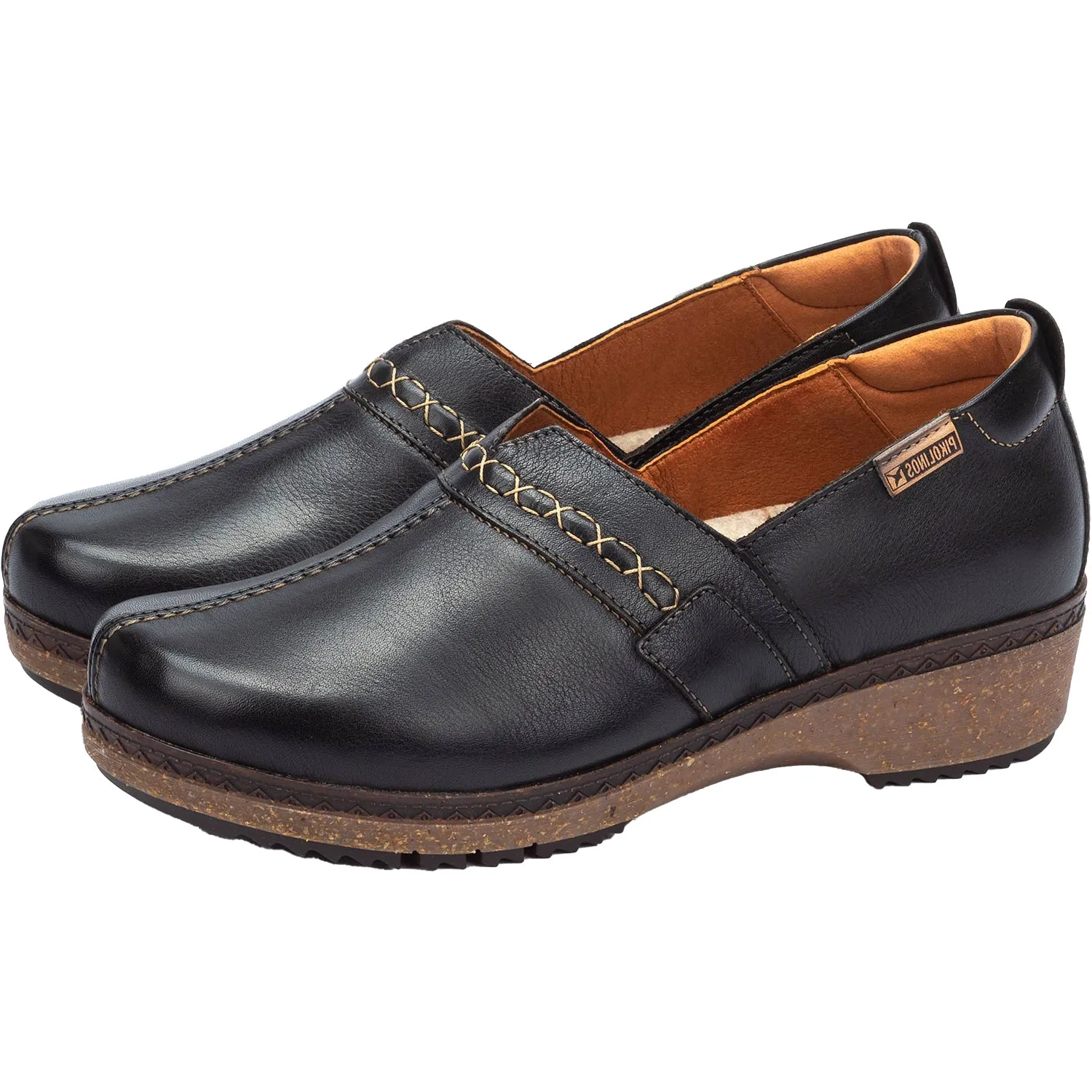 Women's Pikolinos Granada W0W-3627 Black Leather