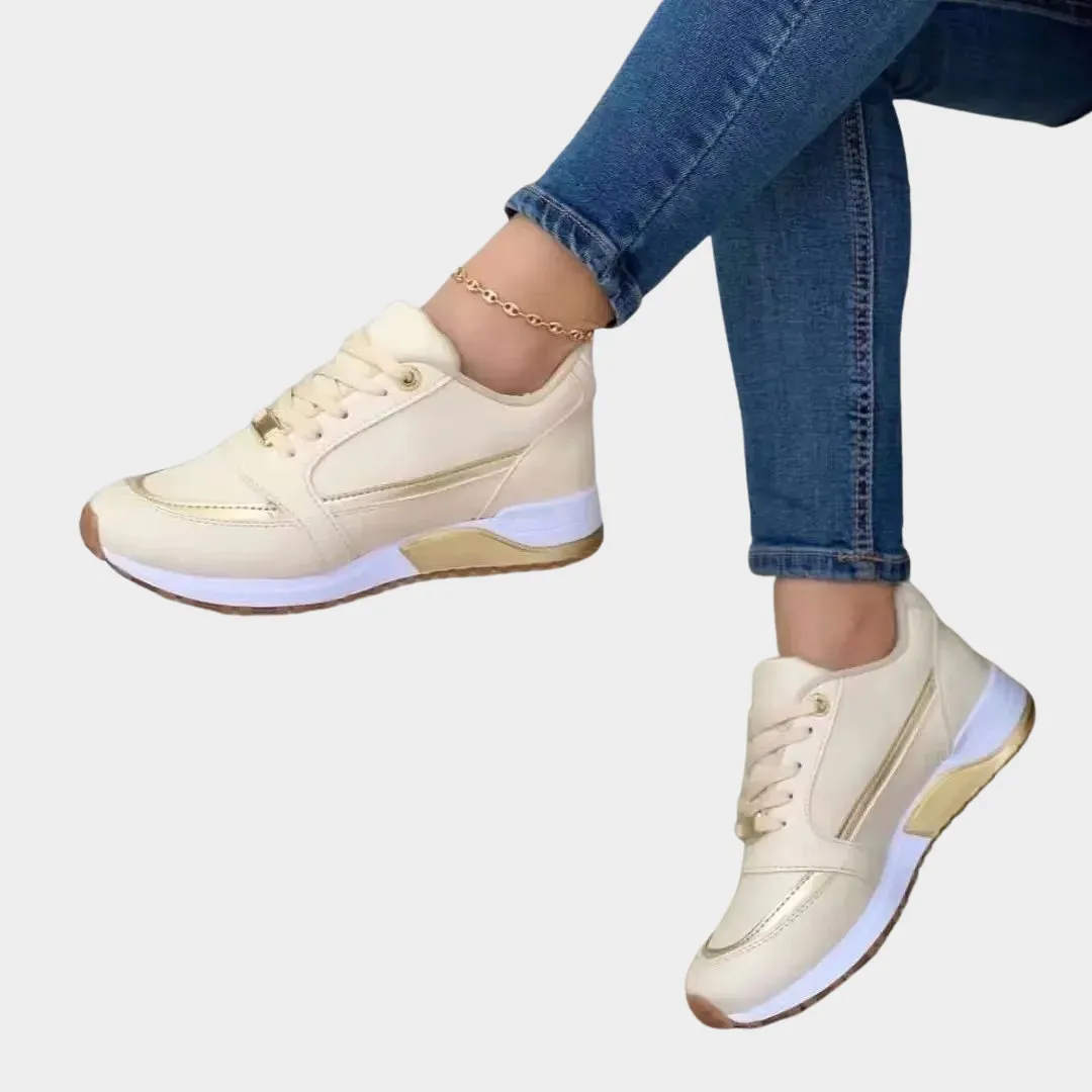 Women's Sneakers  Lace-Up Casual Shoes  Breathable  Flat Running & Walking Footwear  Lightweight  Multiple Colours