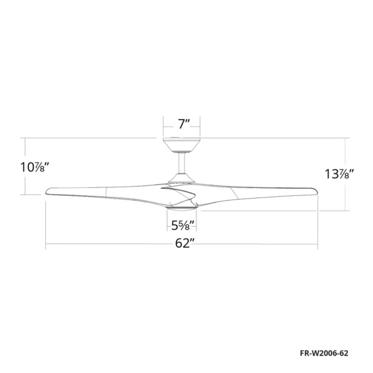 Zephyr 52 Inch Wet Rated 2700K LED Smart Ceiling Fan, Graphite with Weathered Wood Blades
